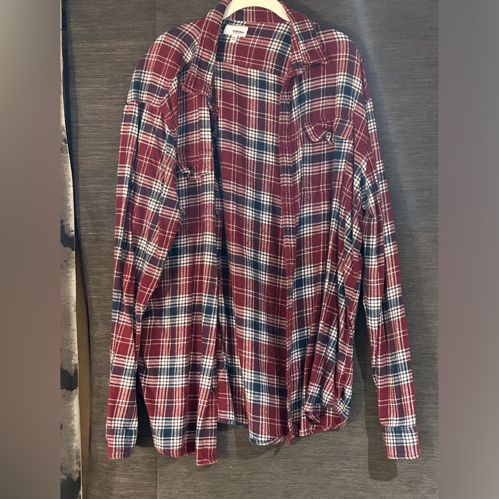 Red White and Blue Flannel